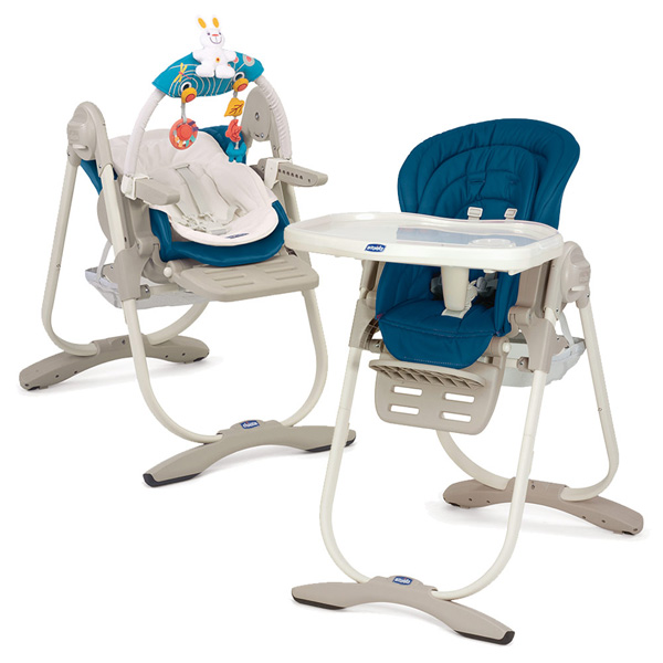 Chicco Visoka bebi stolica Polly Magic Deep Blue 06079090090000 - dodatni pogled