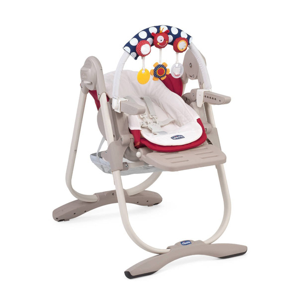 Chicco Visoka bebi stolica Polly Magic Scarlet 07079090300000 - dodatni pogled