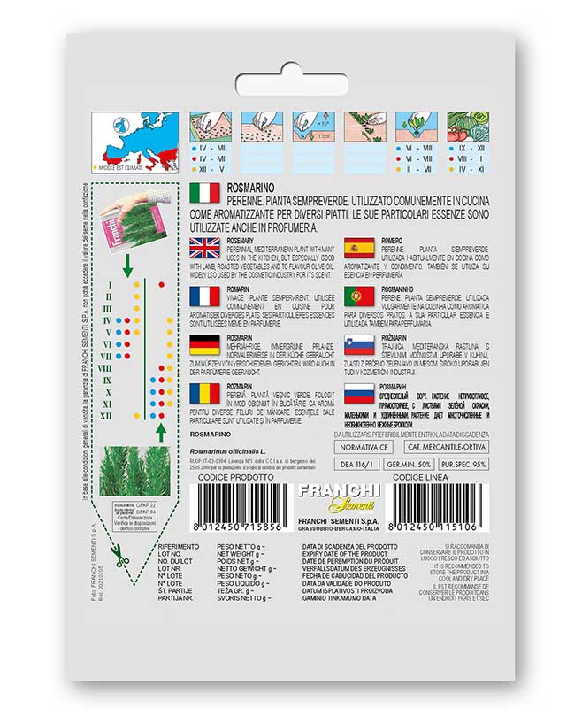 Ruzmarin seme 10 kesica Franchi Sementi Virimax - dodatni pogled