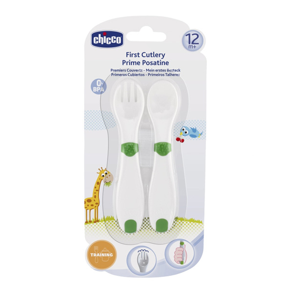 Chicco Prvi pribor za jelo 12m+ 00006830000000 - dodatni pogled