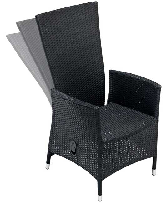 Baštenska stolica Cray Black - dodatni pogled
