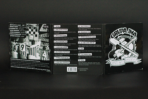 Grupa JNA crno beli randevu disk sa pesmama - dodatni pogled