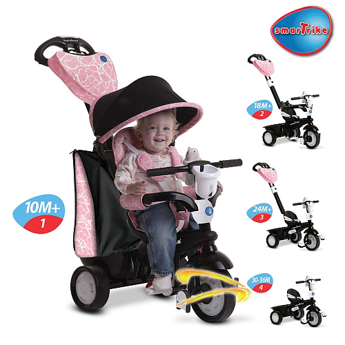 Smart Trike Tricikl za decu 10-36 meseci Chic pink 8100500 - dodatni pogled