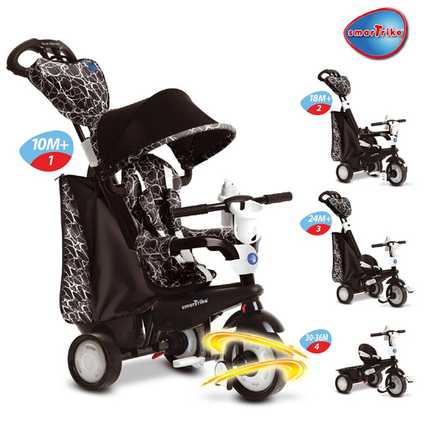 Smart Trike Tricikl za decu 10-36 meseci Chic black 8105500 - dodatni pogled