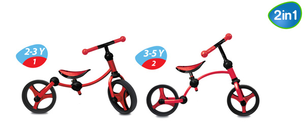 Smart Trike Bicikl bez pedala Running bike red - dodatni pogled