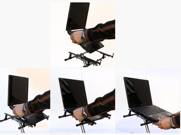 Stalak za laptop LT stand Z 2.0 office gray - dodatni pogled