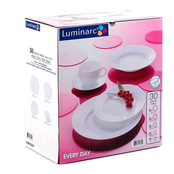 Servis za ručavanje Luminarc Everyday G5520 30 delova 115010 - dodatni pogled