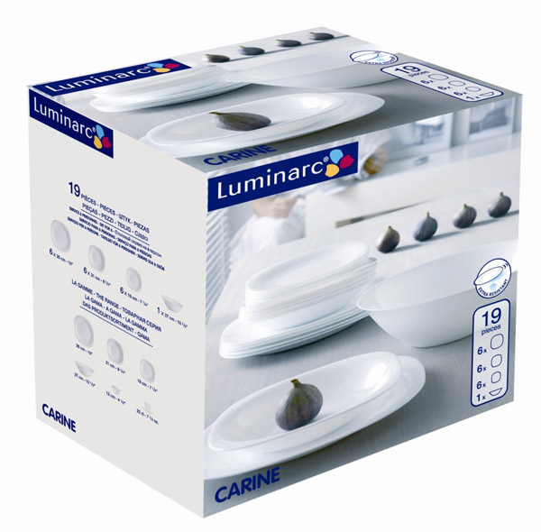 Servis za ručavanje Luminarc Carine E6344 19 delova 115011 - dodatni pogled