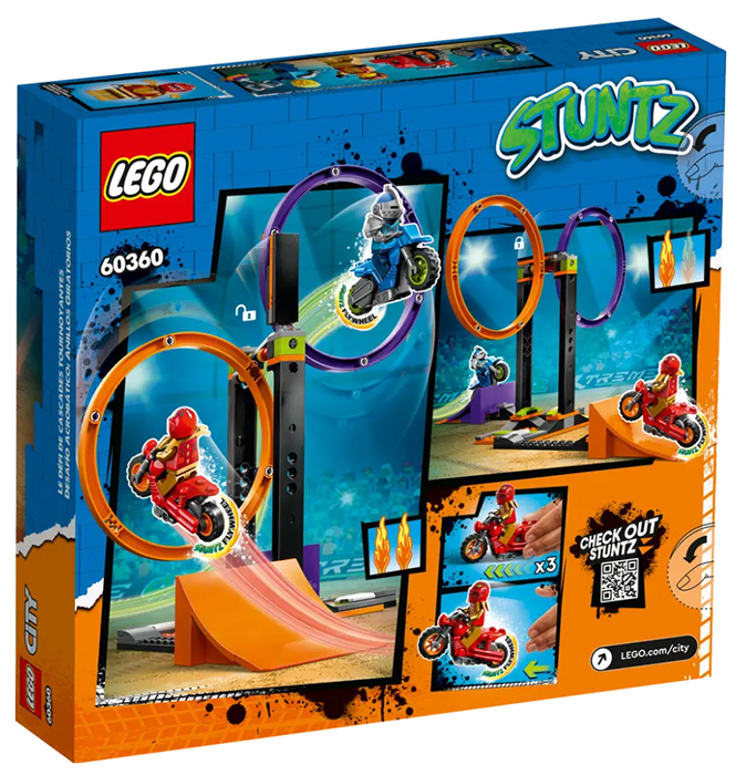 LEGO® City Kocke Stuntz Akrobatski izazov sa okretnim obručima 60360 - dodatni pogled