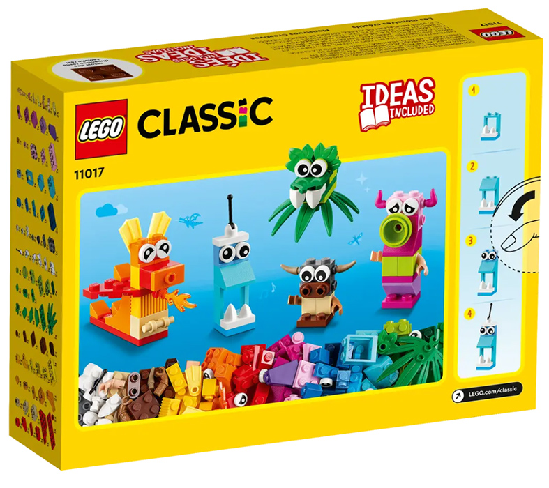 LEGO® Classic Kocke Kreativna čudovišta 11017 - dodatni pogled