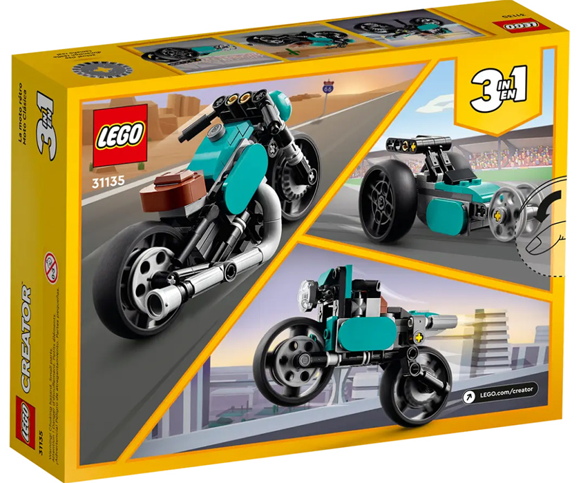 LEGO® Creator Kocke 3u1 Vintidž motockl 31135 - dodatni pogled