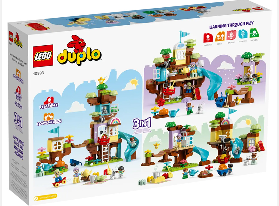 LEGO® DUPLO® Kocke 3u1 Kućica na drvetu 10993 - dodatni pogled