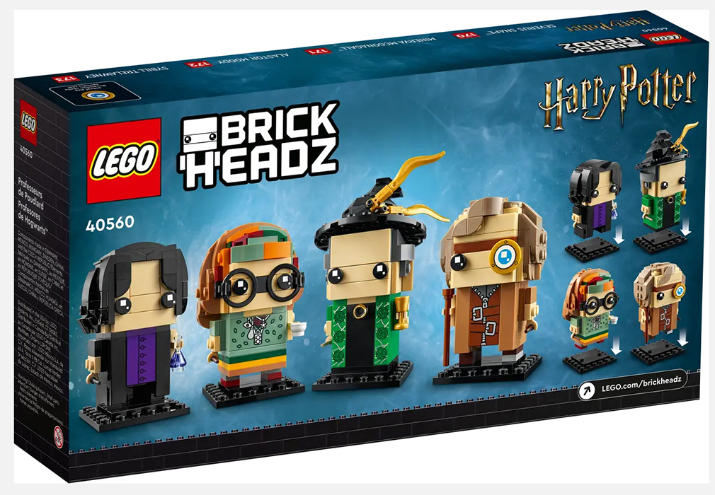 LEGO® BrickHeadz™ Harry Potter™ Kocke Profesori Hogvortsa 40560 - dodatni pogled