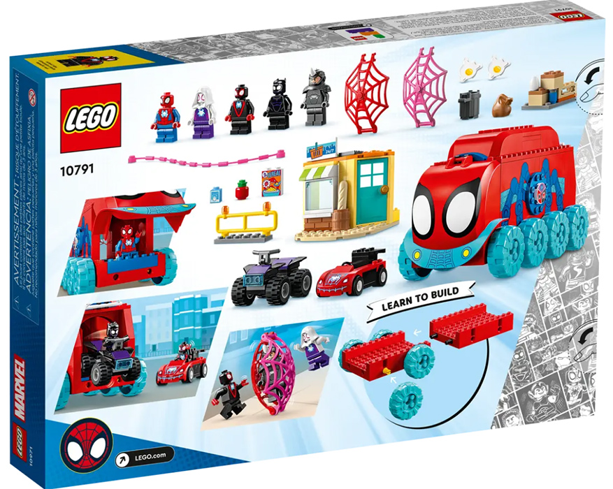 LEGO® Kocke Marvel Spajdermen - Mobilni štab tima Spajdi 10791 - dodatni pogled