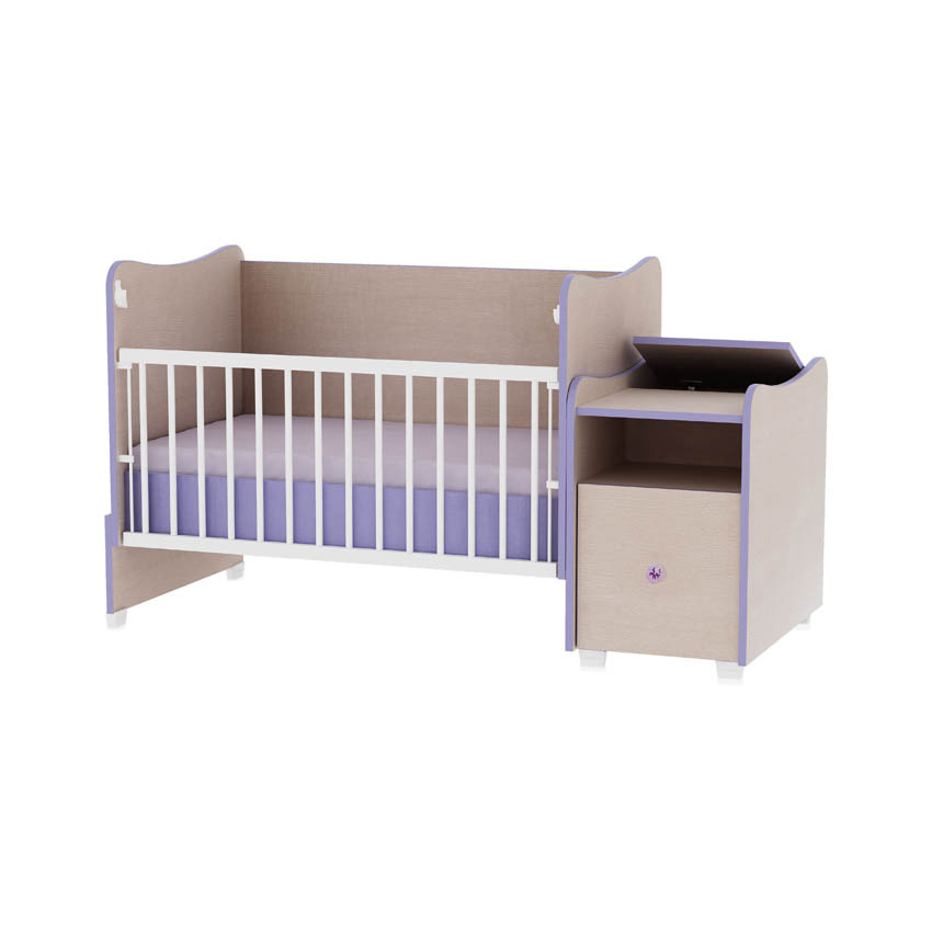 Lorelli Drveni krevetac za bebu Trend Plus White Capuccino - dodatni pogled