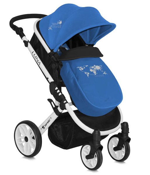 Bertoni Kolica za bebe 2u1 Luna Grey&Blue World 10020801437 - dodatni pogled