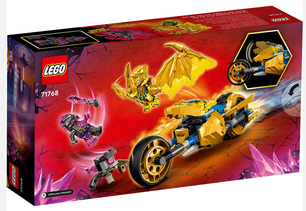 LEGO® NINJAGO® Kocke Džejov motor Zlatni zmaj 71768 - dodatni pogled