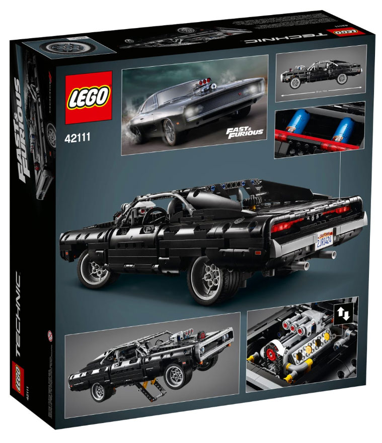 LEGO® Technic™ Kocke Fast And Furious - Domov Dodge Charger 42111 - dodatni pogled