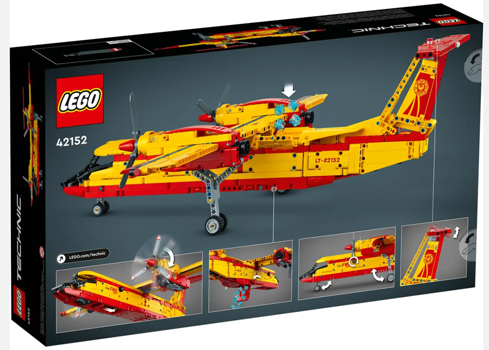 LEGO® Technic™ Kocke Avion kanader 42152 - dodatni pogled