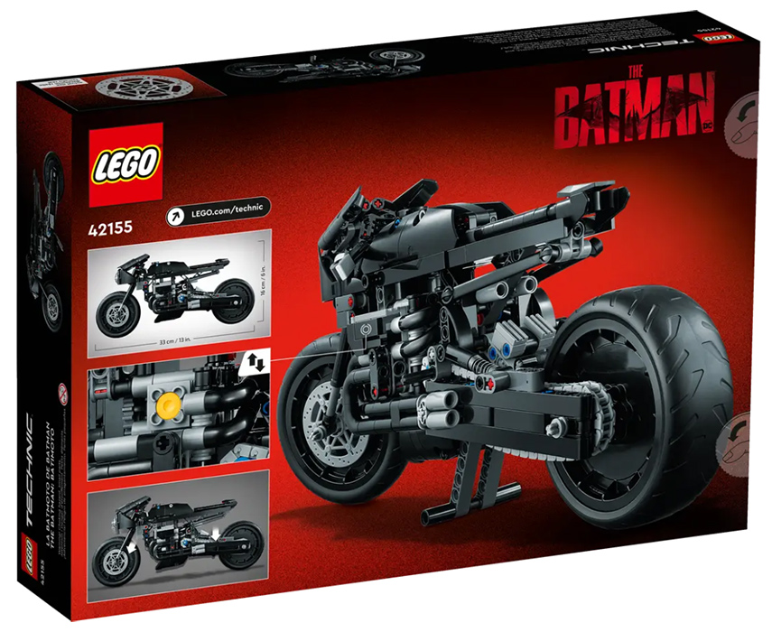 LEGO® Technic™ Kocke Betmen - Betcikl 42155 - dodatni pogled