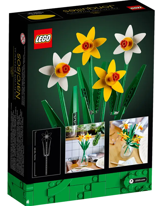 LEGO® Icons Kocke Narcisi 40646 - dodatni pogled