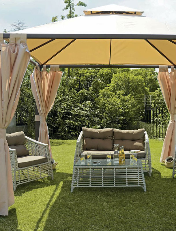 Gazebo Royal 3 x 4 m Sa Zavesama - dodatni pogled