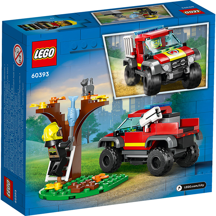 LEGO® City Kocke Spasavanje vatrogasnim terencem 4x4 60393 - dodatni pogled