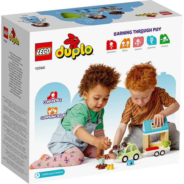 LEGO® DUPLO® Kocke Porodična kuća na točkovima 10986 - dodatni pogled