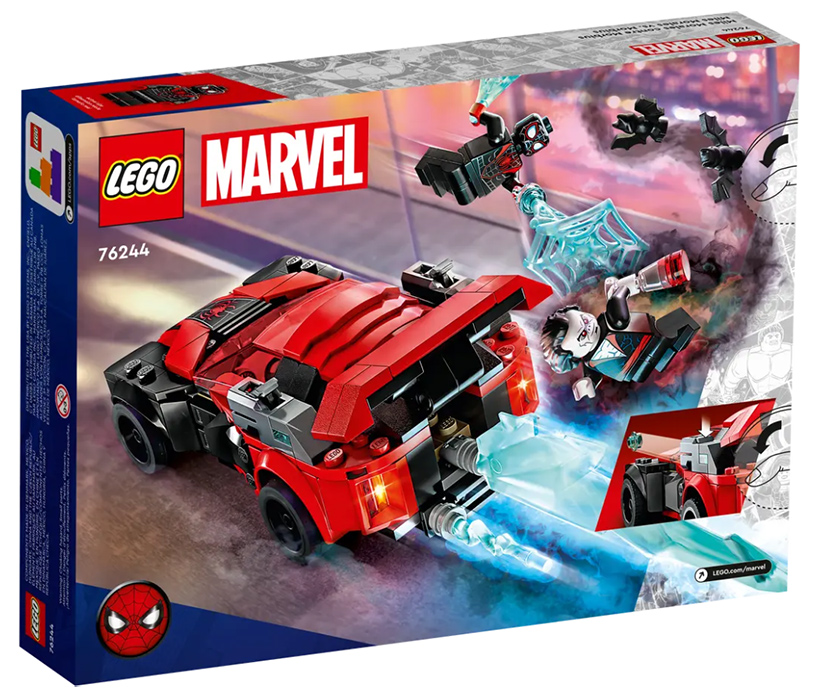 LEGO® Kocke Marvel Spiderman - Majls Morales protiv Morbijusa 76244 - dodatni pogled