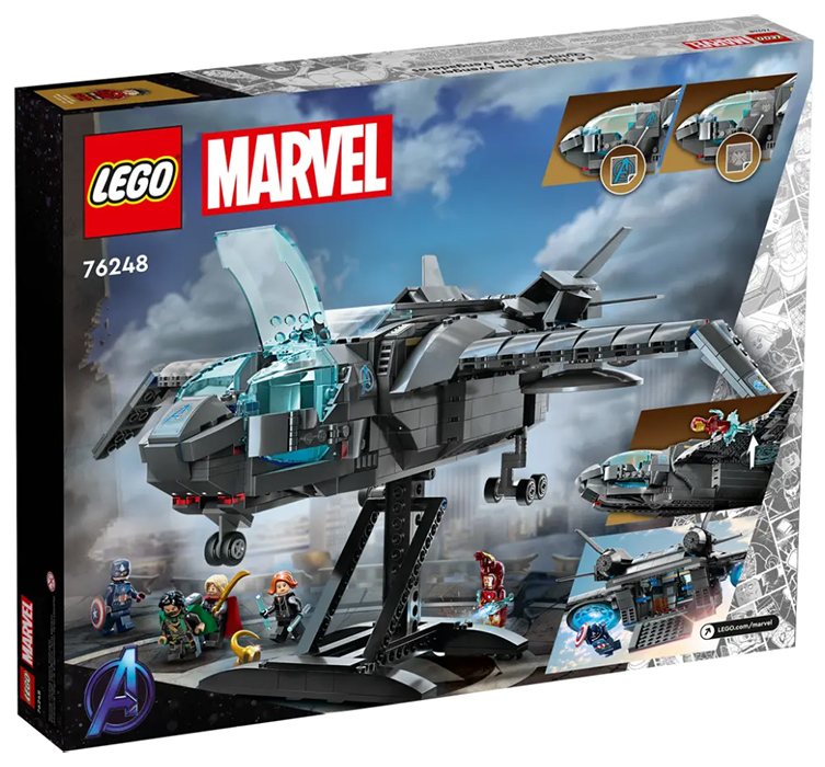 LEGO® Kocke Marvel Avengers Quinjet 76248 - dodatni pogled