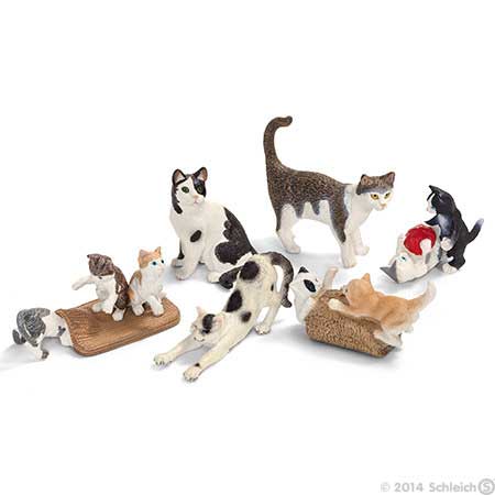 Schleich Domaće životinje - Mačka, sedi 13771 - dodatni pogled