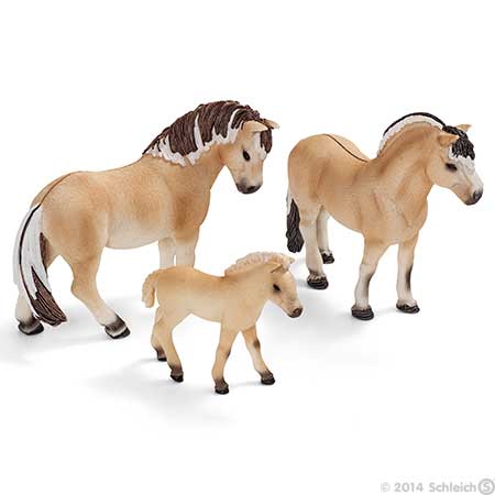 Schleich Domaće životinje - Norveški fjord konj, kobila 13754 - dodatni pogled