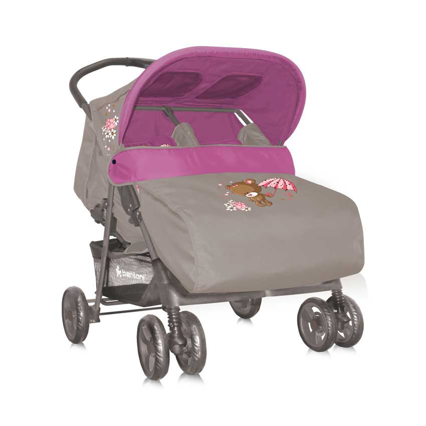 Bertoni Lorelli Kolica za blizance Twin Beige&Rose 10020071546 - dodatni pogled