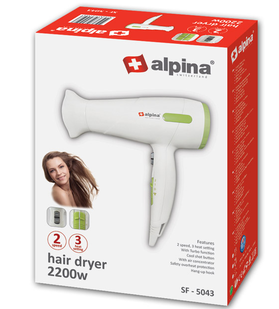 Alpina fen za kosu SF-5043 21212 - dodatni pogled