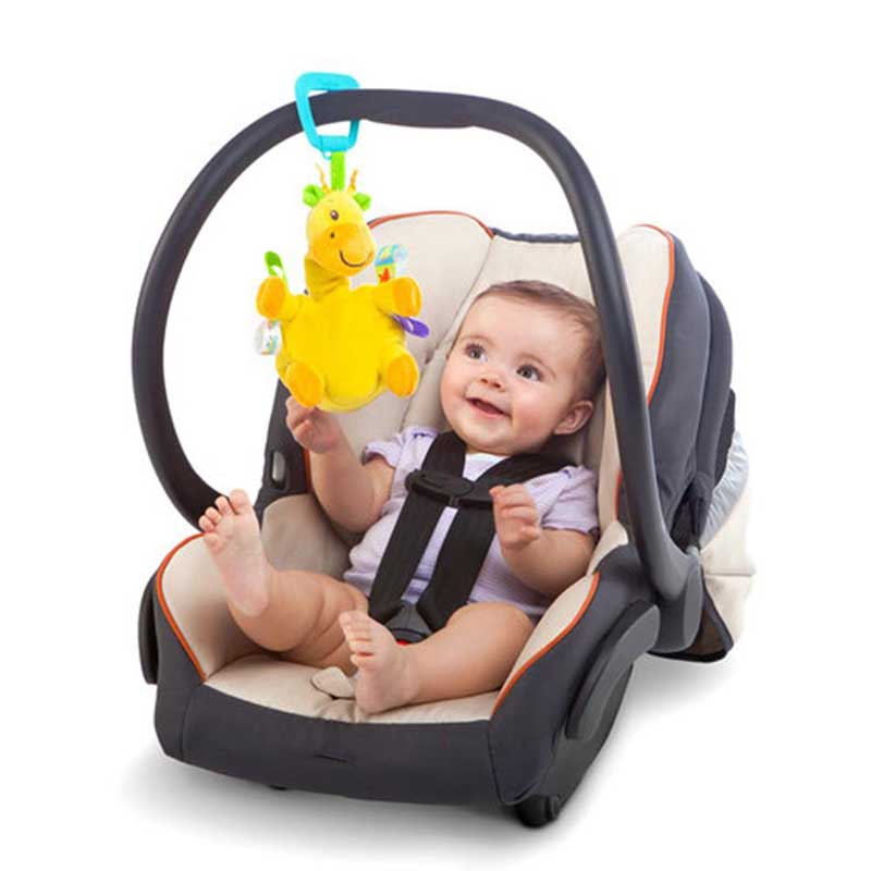 Taggies by Bright Starts Bebi igračka Stisni i razvuci žiraficu žuta/roze - dodatni pogled