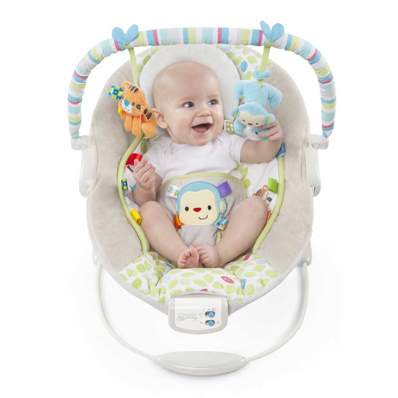 Comfort n Harmony by Bright Starts Bebi ležaljka sa melodijama i vibracijom Merry Monkeys - dodatni pogled
