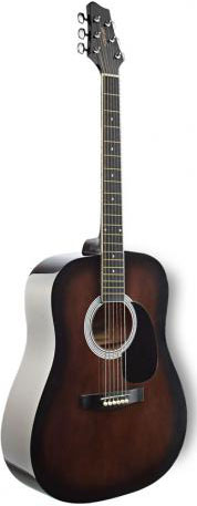 Stagg SW201BKS - Akustična Western gitara - dodatni pogled