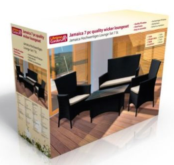 Baštenska PE Ratan Garnitura Lucea - dodatni pogled