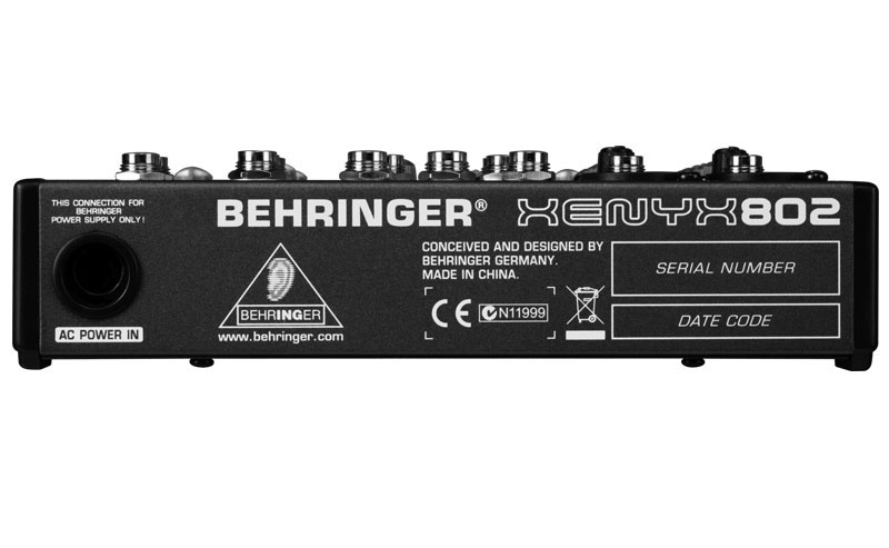 Behringer Xenyx 802 - Mikseta - dodatni pogled