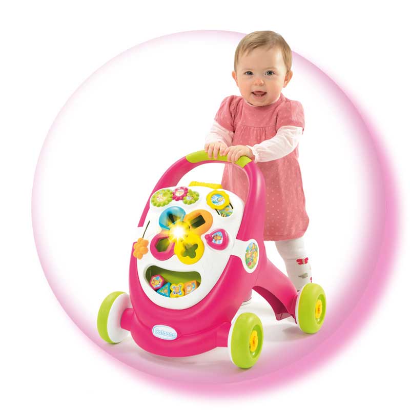 Smoby Cotoons Hodalica - guralica za prohodavanje pink SM211376 - dodatni pogled