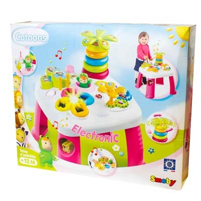 Smoby Cotoons Dečiji elektronski aktiviti stočić pink SM211067 - dodatni pogled