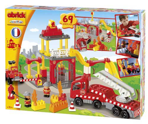 Ecoiffier Abrick Kocke Vatrogasna stanica SM003149 - dodatni pogled