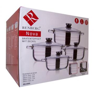 Bergner Set posuđa 8 delova Renberg RB-2000 - dodatni pogled
