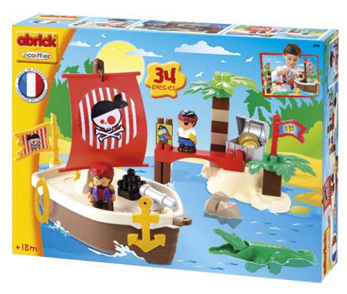 Ecoiffier Abrick Kocke Gusarski brod SM003179 - dodatni pogled