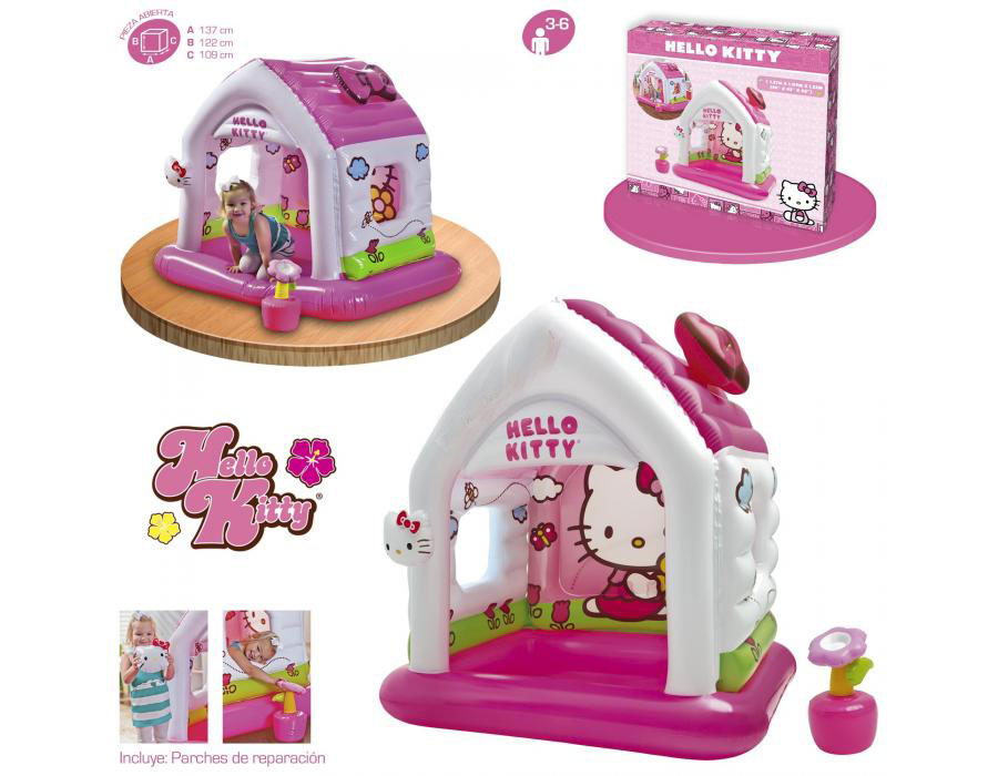 Hello Kitty Intex Dečija Kućica na Naduvavanje 137x109x122 cm - dodatni pogled