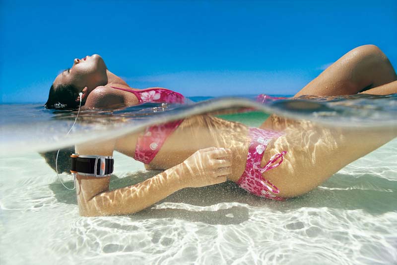 NU Dolphin Vodootporni mp3 player - dodatni pogled