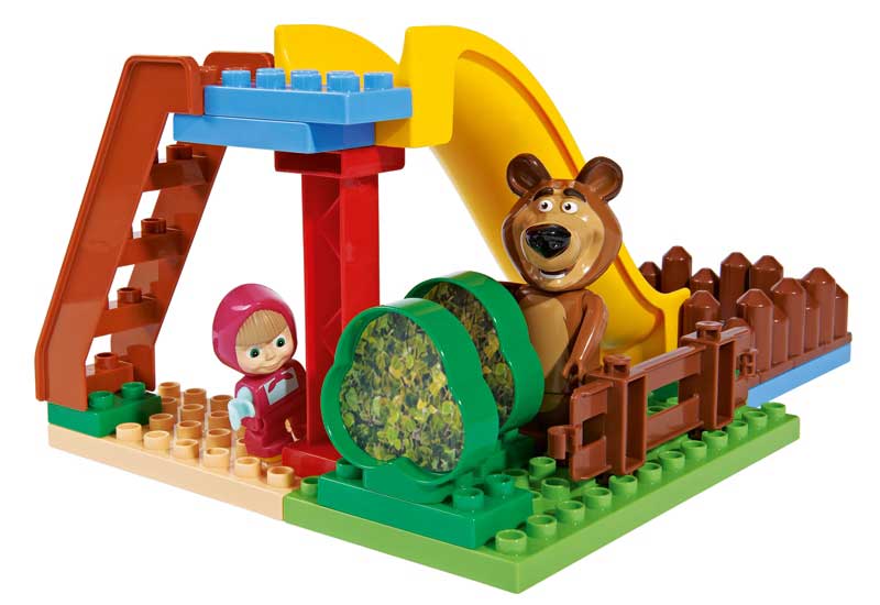 Play Big Kocke Maša i Medved - Bazen i tobogan SB57094 - dodatni pogled