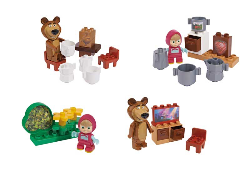 Play Big Kocke Maša i Medved - Meda pije čaj SB57090 - dodatni pogled