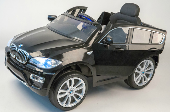 Automobil na akumulator BMW X6 crni - dodatni pogled