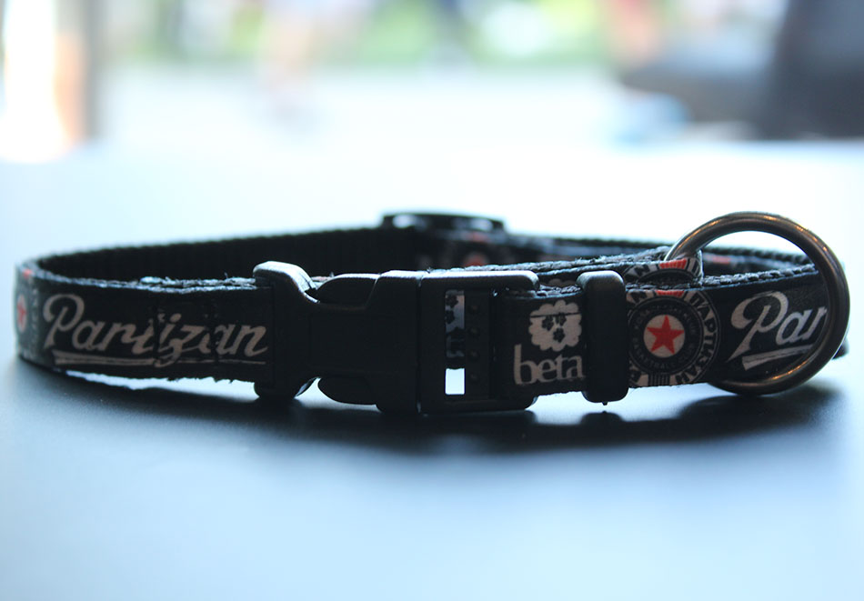 Ogrlica za pse Beta i KKP crna 15mm - dodatni pogled